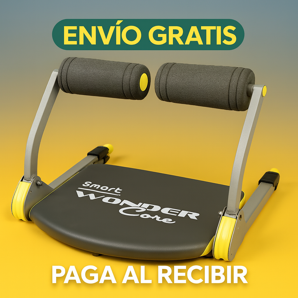 Wonder Core Smart 1 – 🏋️‍♀️ Gimnasio 6 en 1 – Abdominales y cuerpo completo en casa 💪